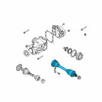 OEM 2008 BMW 650i Axle Shaft Assembly Diagram - 33-20-7-572-430