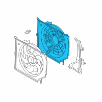 OEM 2006 BMW Z4 Fan Shroud Diagram - 17-42-7-542-913