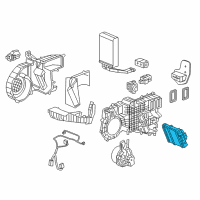 OEM 2021 Cadillac XT6 Heater Core Diagram - 84406079