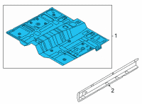 OEM 2022 Hyundai Tucson PANEL ASSY-FLOOR, CTR Diagram - 65100-N9000