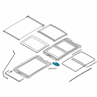 OEM BMW X1 Drive, Sliding Sunroof Diagram - 54-10-7-391-782