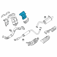 OEM 2012 Nissan Sentra Cover-Exhaust Manifold Diagram - 16590-ET80A