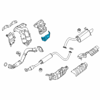 OEM 2012 Nissan Sentra Cover-Exhaust Manifold Diagram - 16590-ET80B