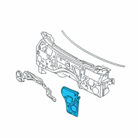 OEM 2020 BMW X5 NOISE INSULATION, FIREWALL O Diagram - 51-48-7-214-700