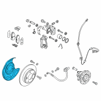 OEM 2019 Hyundai Ioniq Cover-Dust Rear, LH Diagram - 58243-G2400