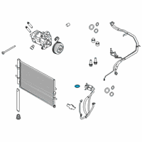 OEM 2015 Ford Fusion Seal Kit O-Ring Diagram - 6E5Z-19B596-A