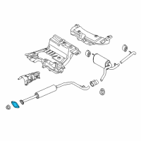 OEM 2015 Ford Transit Connect Center Pipe Gasket Diagram - CV6Z-9450-C