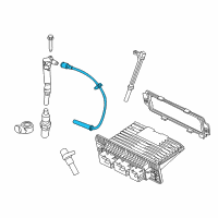 OEM 2016 Ford F-250 Super Duty Plug Wire Diagram - CC3Z-12286-E