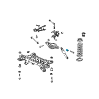 OEM 2005 Honda Pilot Bush, Rear Shock Absorber Diagram - 52622-S9V-A01