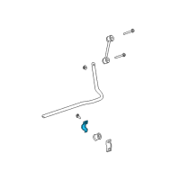 OEM 2010 Chrysler PT Cruiser RETAINER-STABILIZER Bar GROMMET Diagram - 4656927AA