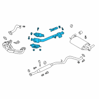 OEM 2018 Toyota 86 Converter & Pipe Diagram - SU003-06426