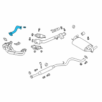 OEM Scion Front Pipe Diagram - SU003-01137