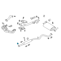 OEM 2019 Toyota 86 Intermed Pipe Gasket Diagram - SU003-01112