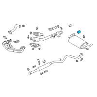 OEM 2015 Scion FR-S Tailpipe Extension Diagram - SU003-05273