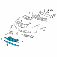 OEM 2007 Pontiac G6 Splash Shield Diagram - 25995433