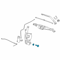 OEM Chevrolet Silverado Fluid Level Sensor Diagram - 22845370