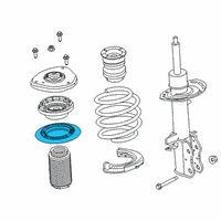 OEM 2022 Ford Escape Upper Insulator Diagram - JX6Z-5415-C