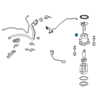 OEM 2018 Lexus RX350 Harness, Fuel Pump Diagram - 77785-0E080