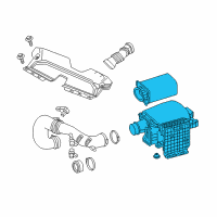 OEM 2016 Infiniti Q50 Air Cleaner Diagram - 16500-2V70A