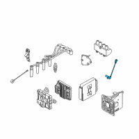 OEM 2008 Chevrolet Aveo Crankshaft Sensor Diagram - 25198942