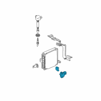 OEM 2003 Honda Civic Sensor Assembly, Crank Diagram - 37500-PLC-015