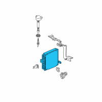 OEM 2001 Honda Civic Control Module, Engine Diagram - 37820-PMS-A62
