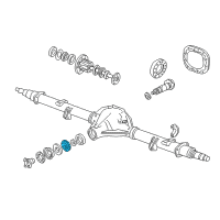 OEM 2004 Ford F-150 Front Pinion Bearing Diagram - BL3Z-4621-B