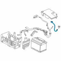 OEM 2016 Chevrolet Cruze Negative Cable Diagram - 22754271