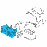 OEM 2016 Chevrolet Cruze Limited Battery Tray Diagram - 22960412