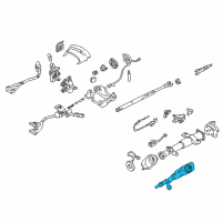 OEM 1996 Chevrolet Astro Column Asm, Steering Diagram - 26055341