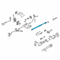 OEM 2001 GMC Safari Steering Column-Lower Shaft Diagram - 26044974