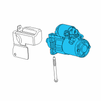 OEM 2015 Cadillac Escalade Starter Diagram - 12694626