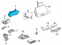 OEM 2020 Cadillac CT4 Cluster Diagram - 84938205