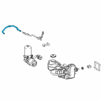 OEM 2019 Lexus UX250h Hose, Brake ACTUATOR Diagram - 44571-76020