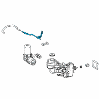 OEM 2020 Lexus UX250h Tube, Brake ACTUATOR Diagram - 44551-47050