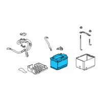 OEM 2019 Honda Accord Battery (Ln2) Diagram - 31500-TGG-100M