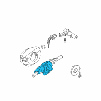 OEM 2005 Nissan Pathfinder Combination Switch Body Diagram - 25567-EA000