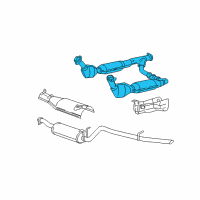 OEM 2000 Ford Expedition Converter Diagram - XL3Z-5E212-CC