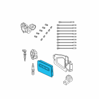 OEM 2006 Dodge Ram 1500 Powertrain Control Module Diagram - 5029996AE