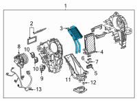 OEM 2022 Chevrolet Suburban Heater Core Diagram - 84689022