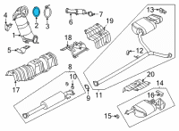 OEM 2021 Kia Sorento Gasket-Catalyst Case Diagram - 285352T200