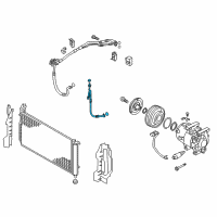 OEM 2016 Hyundai Azera Hose-Discharge Diagram - 97762-3V202