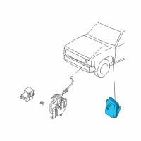 OEM 2000 Nissan Frontier Control-ASCD Diagram - 18930-8B400