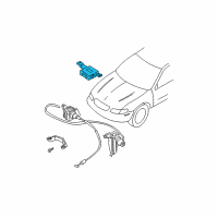 OEM 2000 Nissan Maxima Controller Assembly - ASCD Diagram - 18930-2Y965