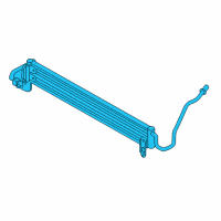 OEM 2007 BMW M6 Power Steering Oil Cooler Diagram - 17-11-2-282-652