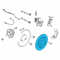 OEM 2015 Ford Special Service Police Sedan Rotor Diagram - DG1Z-2C026-A