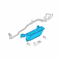 OEM Lincoln Transmission Cooler Diagram - 6L1Z-7A095-B