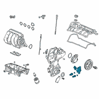 OEM Honda Valve Assembly, Spool Diagram - 15810-5R0-003