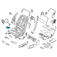 OEM 2017 BMW 650i Seat Adjustment Switch, Left Diagram - 61-31-9-212-909