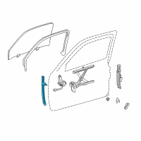 OEM 1995 Toyota Tacoma Guide Channel Diagram - 67402-04010